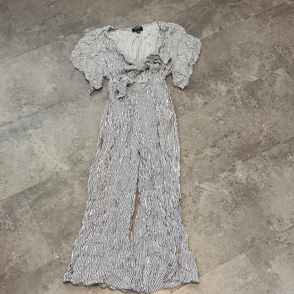Audrey Zebra Print Jumpsuit